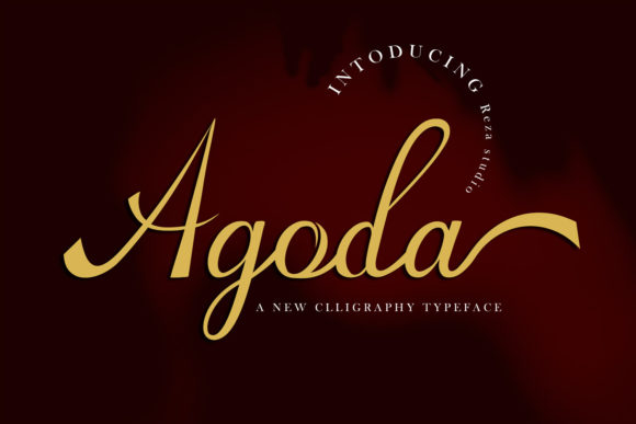 Agoda Font: Elevating Campaign Visuals with Elegant Script