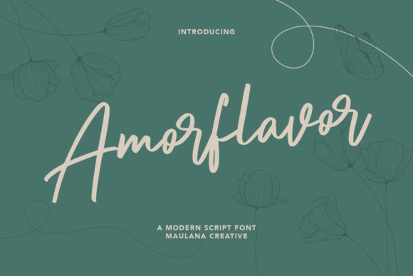 Amorflavor Font: Elevating Brand Identity with Elegance