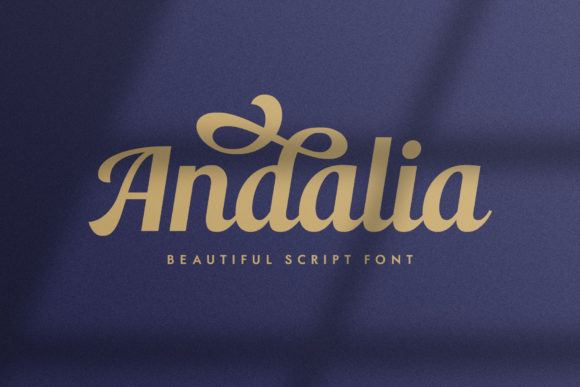 Andalia: A Script Font for Elegant Branding