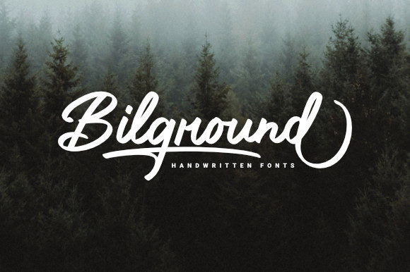 Bilground Script Font for Web Design