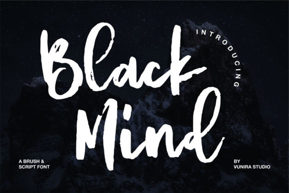 Black Mind: A Script Font for Better Branding