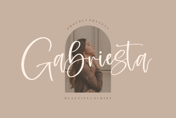 Bringing Gabriesta Script Font to Life on Handmade Goods