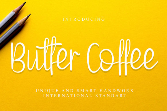 Butter Coffee: A Script Font for Bold Branding
