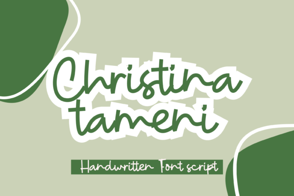 Christina Tameni: A Joyful Script Font for Campaigns