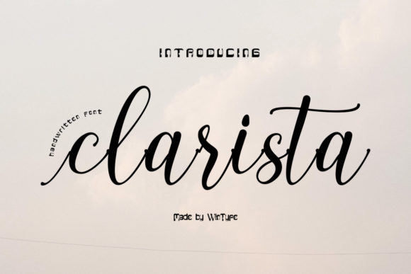 Clarista: A Handwritten Font for Elegant Branding