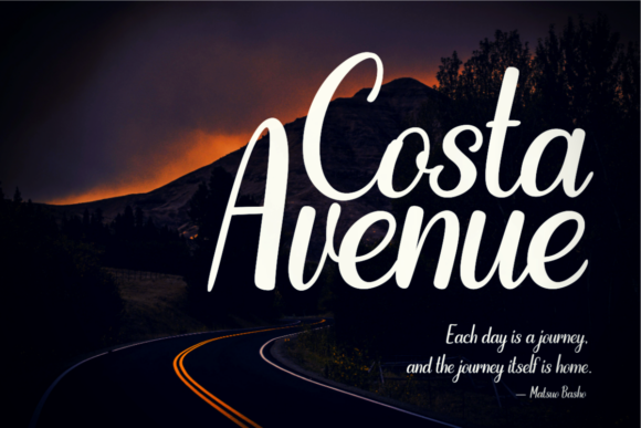 Costa Avenue: A Refined Script Font for Modern Campaigns