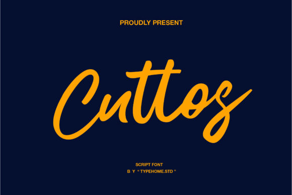 Cuttos: A Refined Script Typeface for Editorial Design