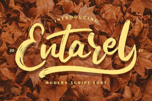 Entarel: A Refined Script Typeface for Editorial Design