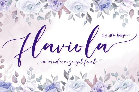 Falviola: A Handwritten Font for Polished Branding
