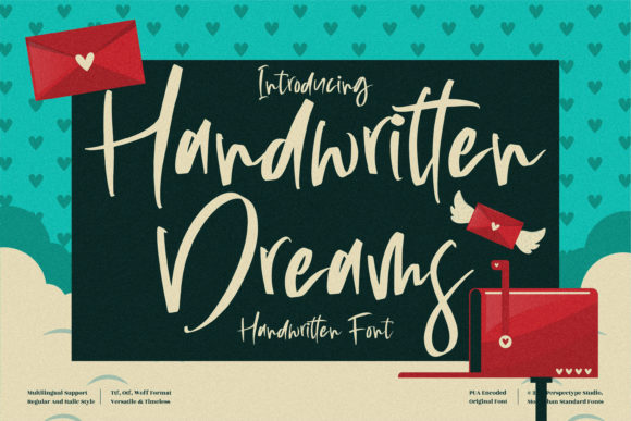 Handwritten Dreams Font for Clear Campaigns