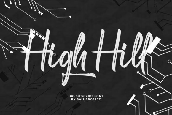 High Hill: A Relaxed Script Font for Modern Campaigns