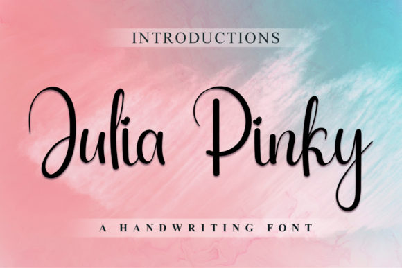 Julia Pinky: A Script Font for Elegant Branding