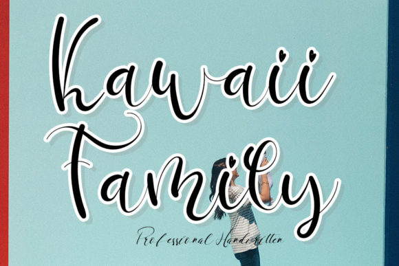 Kawaii Family Script Font for Editorial Design