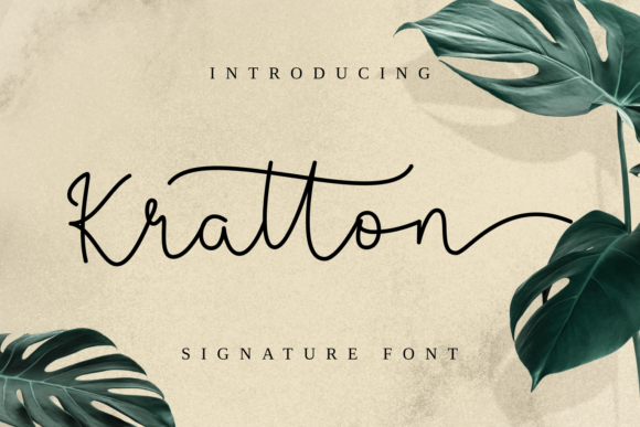 Kratton: The Script Font for Clear Campaigns