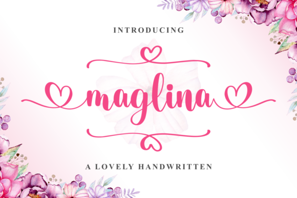 Maglina: A Refined Script Font for Editorial Design
