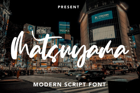 Matsuyama: A Script Font for Modern Branding