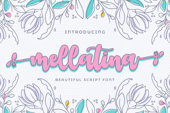 Mellatina Font: Elevating Web Design with Whimsical Script