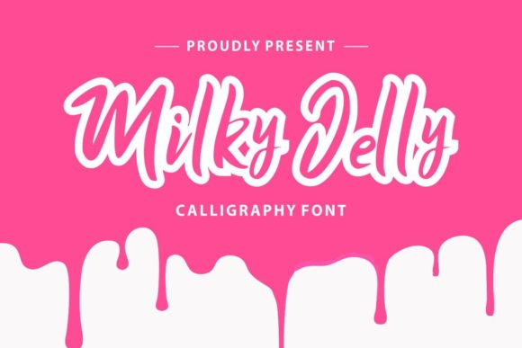 Milky Jelly: A Delicate Script Font for Elegant Branding