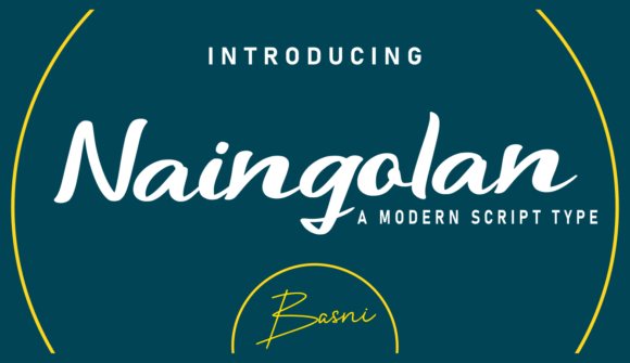 Naingolan: A Script Font for Modern Web Design