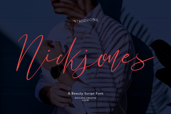 Nickjones: The Script Font for Scroll-Stopping Design