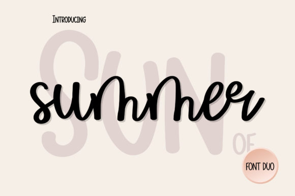 Sun of Summer: A Versatile Font for Branding