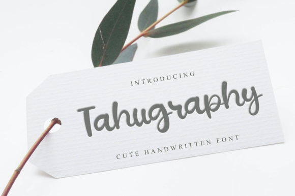 Tahugraphy: A Script Font for Polished Branding