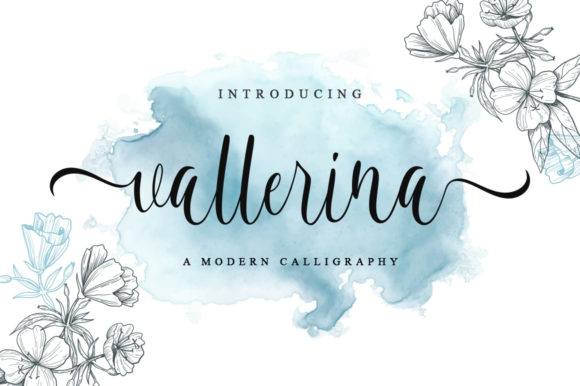 Vallerina: A Playful Script Font for Branding