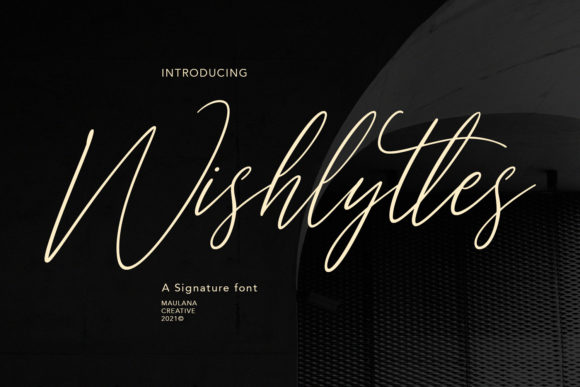 Wishlyttes: A Flowing Script Font for Elegant Branding