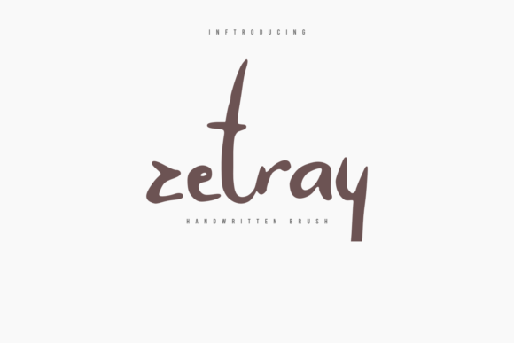 Zetray Script Font for Elegant Crafts